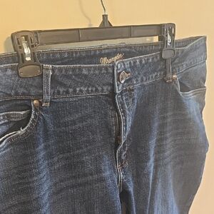 Wrangler Women's Indigo Wide Leg Jeans